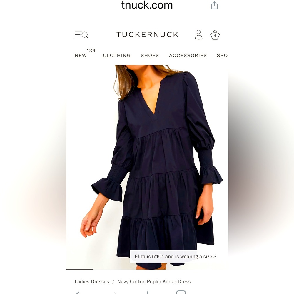 Never worn Tuckernuck Pomander Place Kenzo Dress- size Large